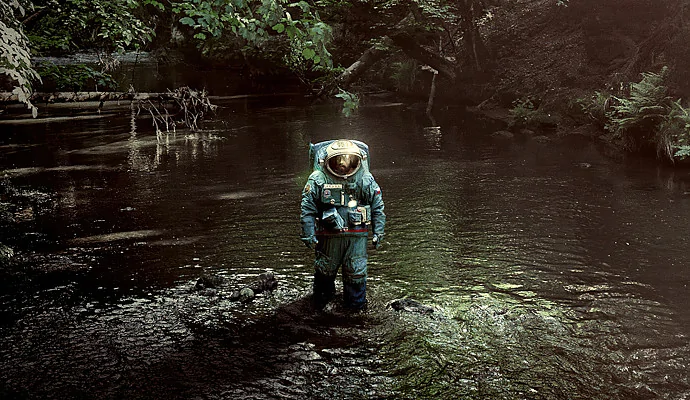 Первый постер фильма «Космонавт»