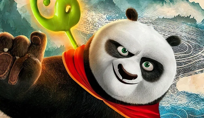 Панда По и остальные на свежих постерах «Кунг-фу панда 4»
