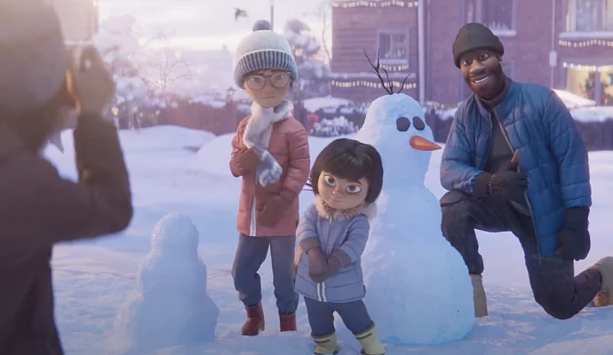 Отчим пытается подружиться с детьми: первый рождественский ролик Disney