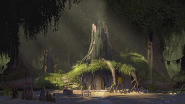 В Кировской области построили копию хижины Шрека, героя мультфильма студии DreamWorks